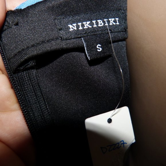 NIKIBIKI BLACK MINI DRESS SZ S NWT - Picture 14 of 14